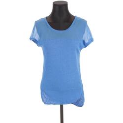 Vêtements Femme Débardeurs / T-shirts sans manche Sandro Top en soie Bleu