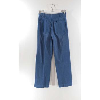 Manoush Pantalon large en coton Bleu