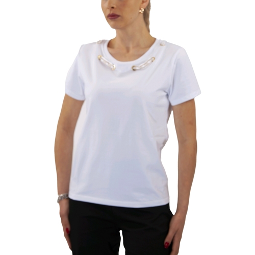 Vêtements Femme Débardeurs / T-shirts sans manche Alviero Martini 0770/JC71 Blanc