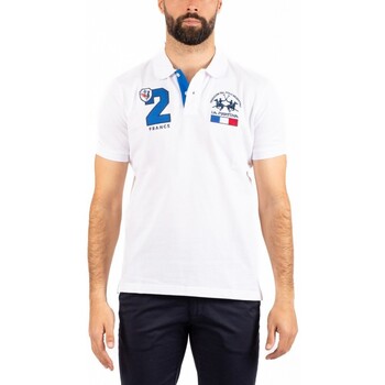 Vêtements Homme T-shirts & with POLOs La Martina with POLO HOMME Blanc
