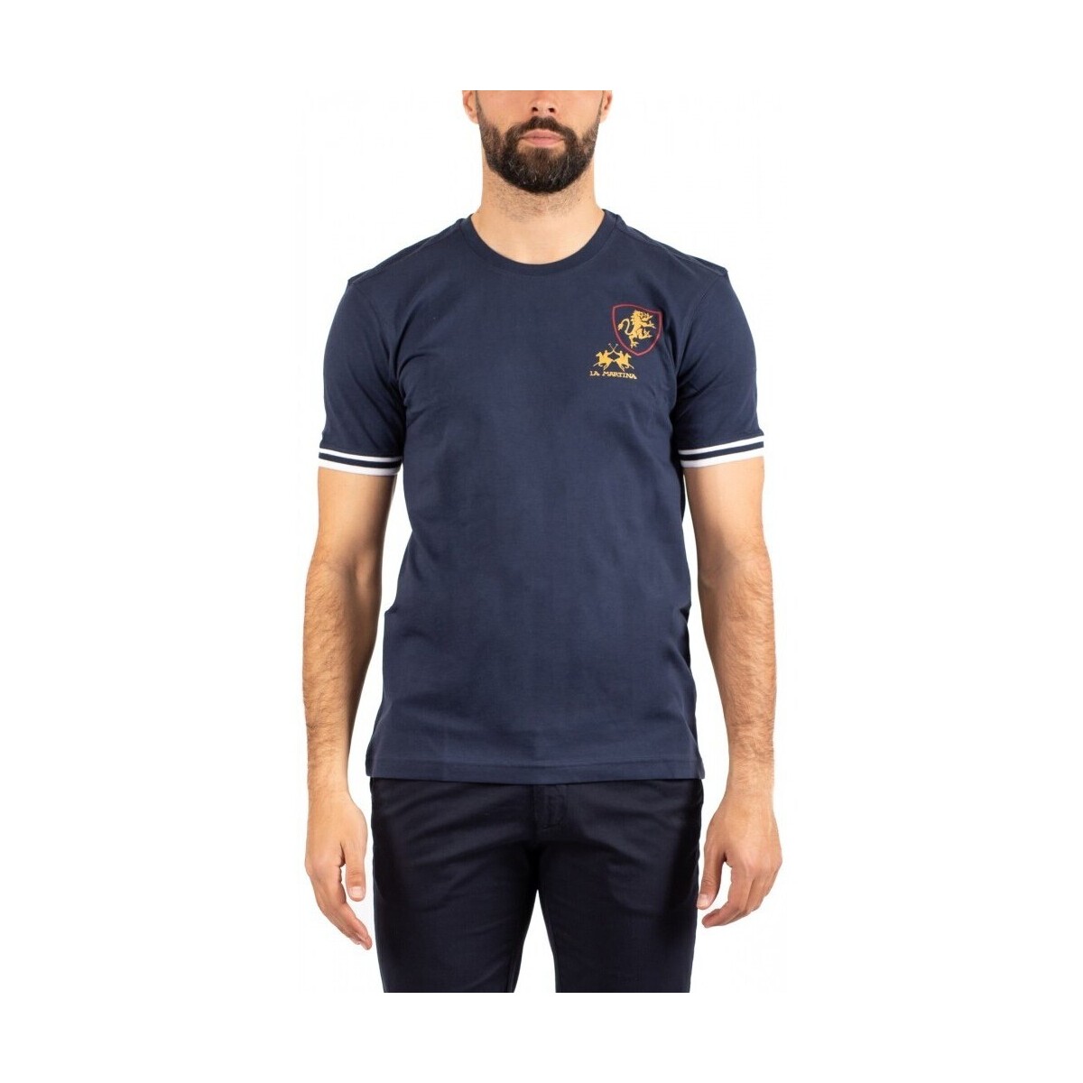 Vêtements Homme T-shirts & Polos La Martina T-SHIRT HOMME Bleu