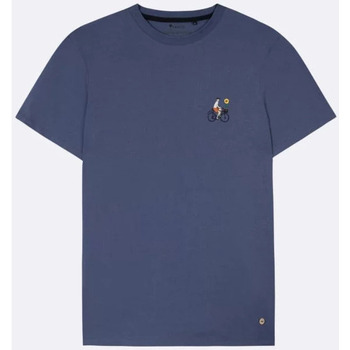Vêtements Homme T-shirts manches courtes Faguo - ARCY T-SHIRT COTTON Marine