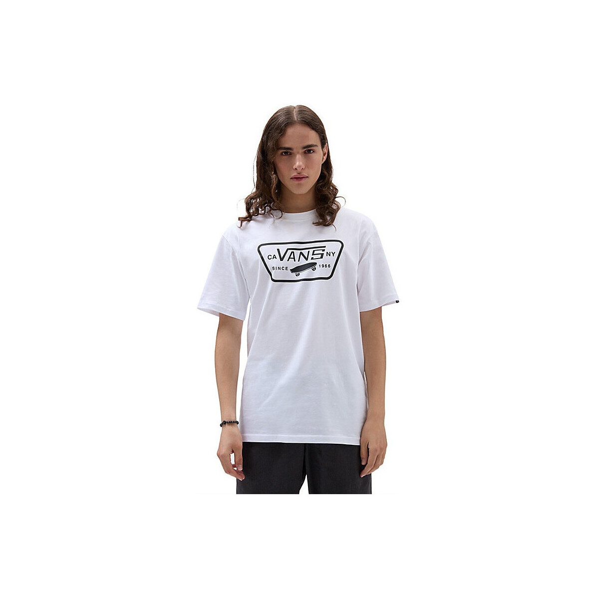 Vêtements Homme T-shirts manches courtes Vans - MN FULL PATCH Blanc