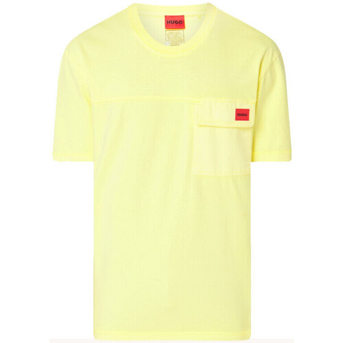 Vêtements Enfant T-shirts & pens Polos BOSS T-Shirt Dinsky  jaune avec poche Jaune
