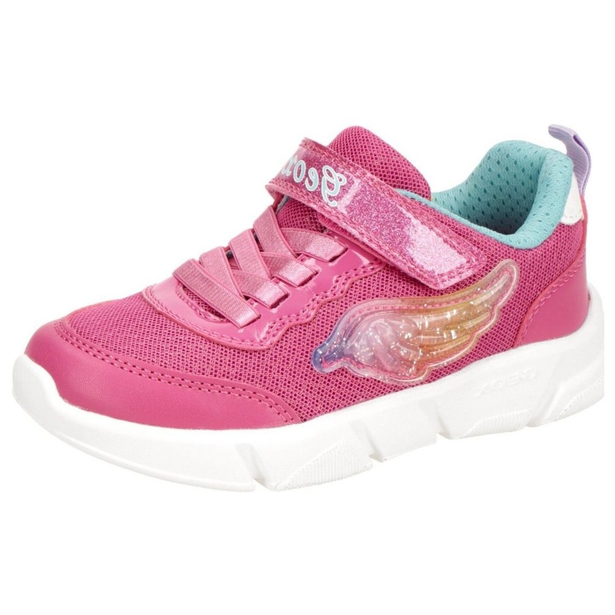 Chaussures Fille Baskets mode Geox  Rouge