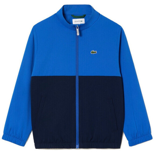 Vêtements Enfant Vestes Lacoste l2245 VESTE DE SURVÊTEMENT ZIPPÉE  COLOR-BLOCK BLEUE Bleu