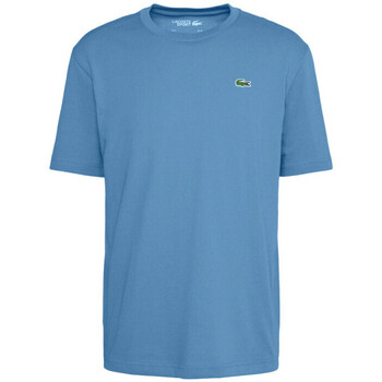 Vêtements Homme T-shirts & Polos Lacoste T-SHIRT  SPORT EN COTON MÉLANGÉ BLEU Bleu