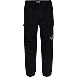 Vêtements Garçon Pantalons 5 poches Calvin Klein Jeans IB0IB01675 Noir