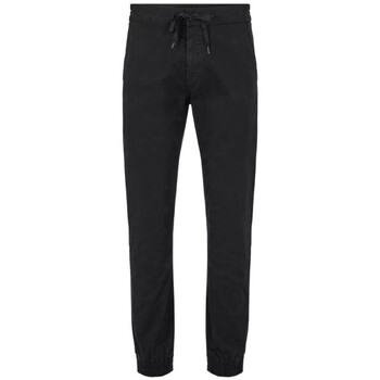 Vêtements Homme Pantalons BOSS Chino  slim fit en gabardine de coton stretch DAVIDON224 Noir