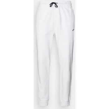 Vêtements Homme Pantalons BOSS BAS DE SURVÊTEMENT BLANC EN COTON RELAXED FIT AVEC LOGO MANU Blanc