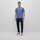 Vêtements Homme T-shirts & Polos BOSS T-SHIRT BLEU RELAXED FIT EN JERSEY DE COTON À LOGO IMPRIMÉ D Bleu