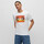 Vêtements Homme T-shirts & Polos BOSS T-SHIRT BLANC DULIVE U232  EN COTON AVEC ÉTIQUETTE LOGO Blanc