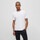Vêtements Homme T-shirts & Polos BOSS T-SHIRT TEE TAPE  BLANC REGULAR FIT AVEC RUBAN DE CHAQUE Blanc