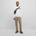 Vêtements Homme Sweats BOSS SWEAT À CAPUCHE EN COTON MÉLANGÉ BLANC AVEC RAYURE GRAPHIQUE Blanc