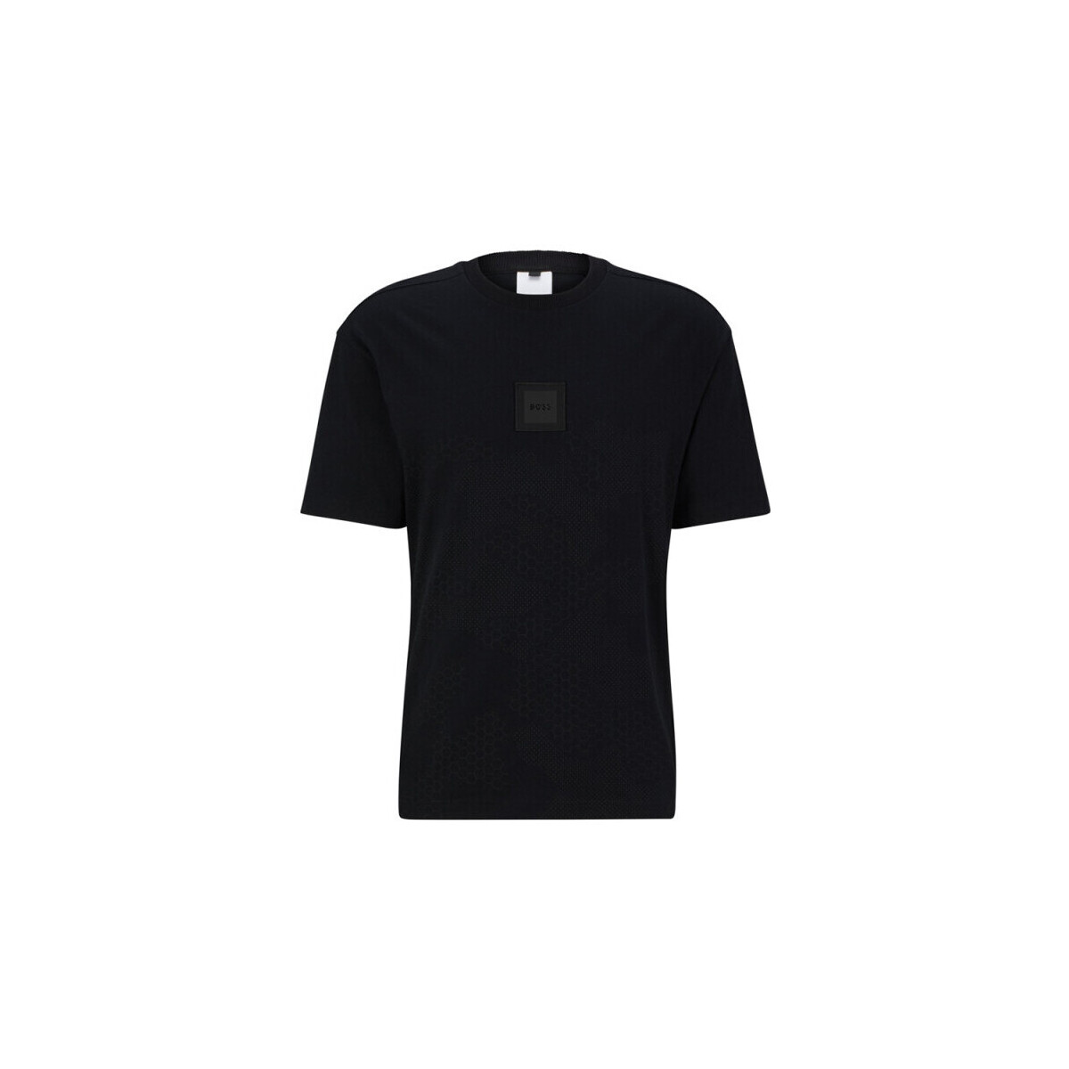 Vêtements Homme Alexander McQueen lace detail asymmetric shirt T-SHIRT  TALBOA LOTUS 1 AVEC IMPRIMÉ CAMOUFLAGE ET BADGE Noir