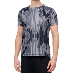 Vêtements Homme T-shirts & Polos Emporio Armani EA7 T-shirt Emporio Armani EA7 Dynamic Athlete en tissu techniqu Gris