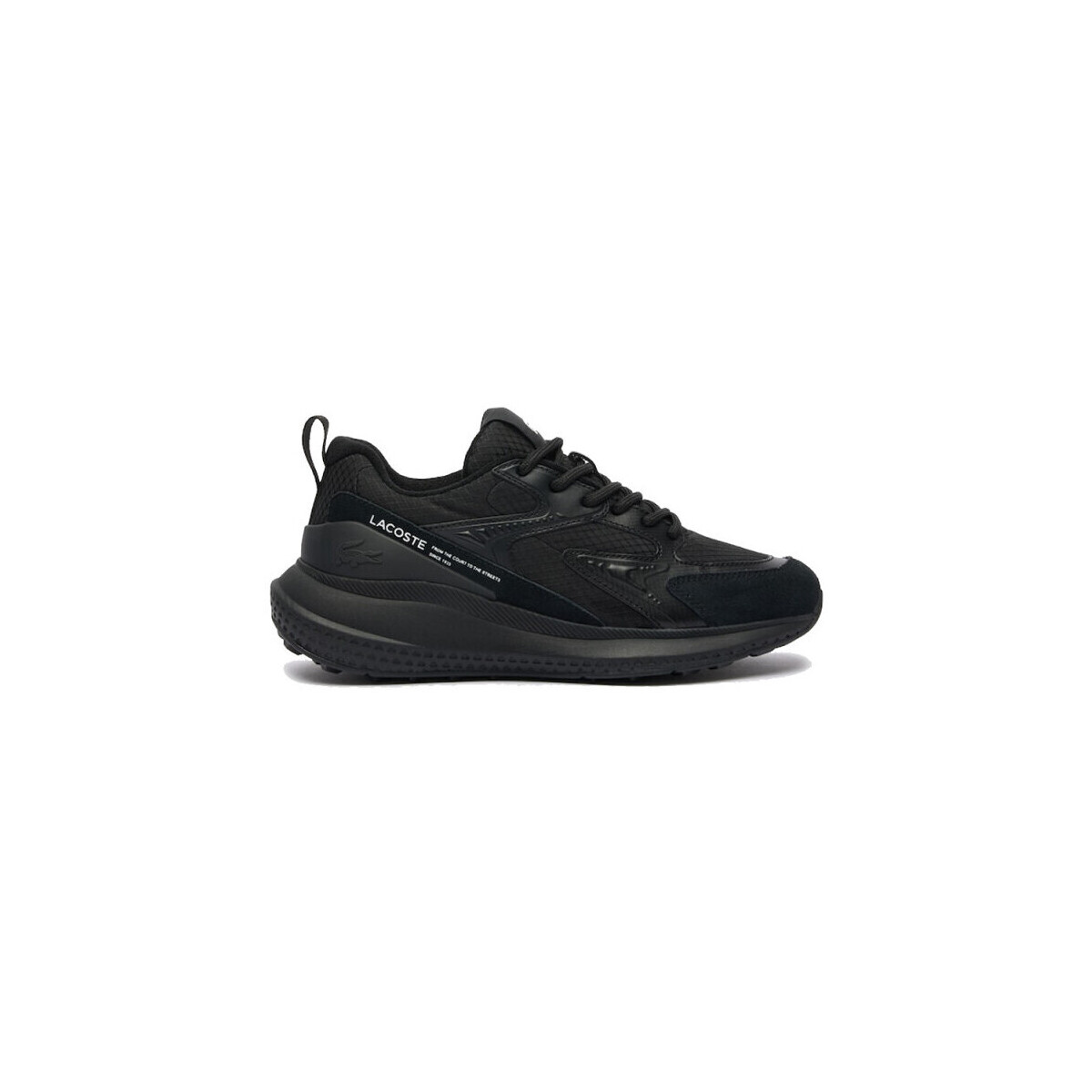 Chaussures Femme Baskets mode Lacoste BASKETS  L003 EVO NOIRES Noir