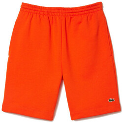 Vêtements Homme Shorts / Bermudas Lacoste SHORT HOMME  EN MOLLETON GRATTÉ DE COTON BIOLOGIQUE O Orange