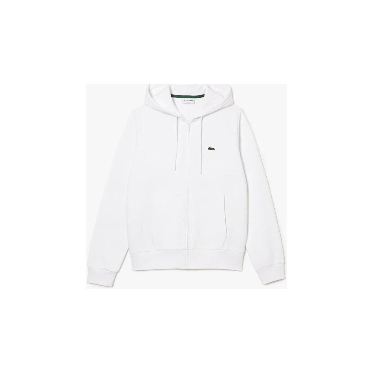 Vêtements Homme Sweats Lacoste and Sweatshirt zippé à capuche  SPORT avec empiècements e Blanc