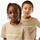 Vêtements Enfant T-shirts & Polos Lacoste T-SHIRT ENFANT  BEIGE AVEC MARQUAGE CONTRASTÉ Beige