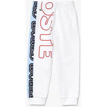 Lacoste Pantalon de jogging  Garçon en molleton de coton avec Blanc