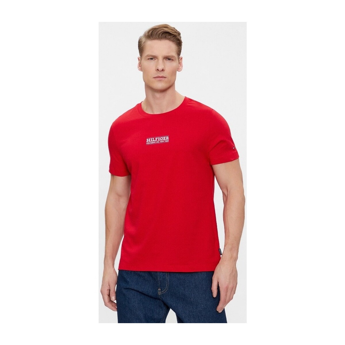 Vêtements Homme T-shirts & Polos Tommy Hilfiger MW0MW34387 Rouge