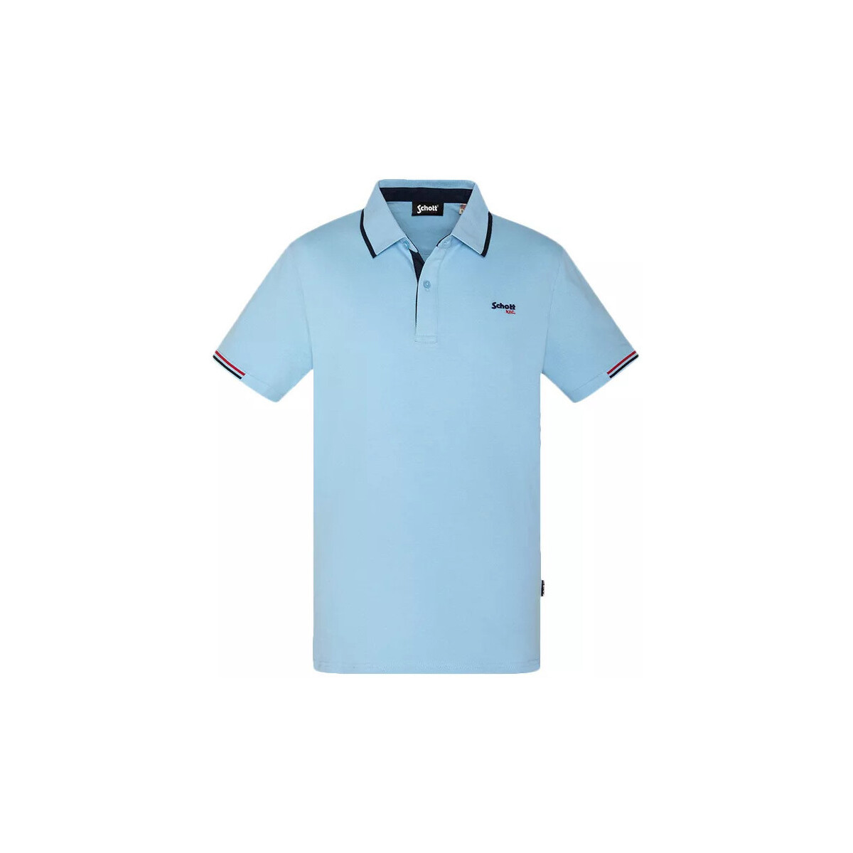Vêtements Homme T-shirts & Polos Schott MC COTES RAYES Bleu