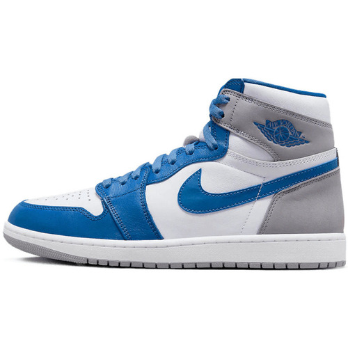 Chaussures Randonnée Air Jordan 1 High OG True Blue Bleu