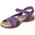 Chaussures Femme Sandales et Nu-pieds Interbios BASKETS  4487 Violet
