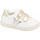 Chaussures Fille Baskets mode Bellamy BASKET CUIR   GAME BLANC OR CUIVRE Blanc