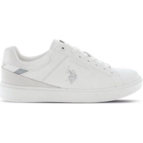 Chaussures Navy Baskets basses U.S Polo Assn. ROKKO001M 4Y5 Blanc