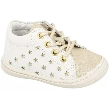 Chaussures Fille Boots Bellamy CHAUSSURES BEBE  IVEA OR BLANC Blanc