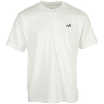 Vêtements Homme T-shirts manches courtes New Balance Woman White Ayse Shorts Down Jacket Blanc