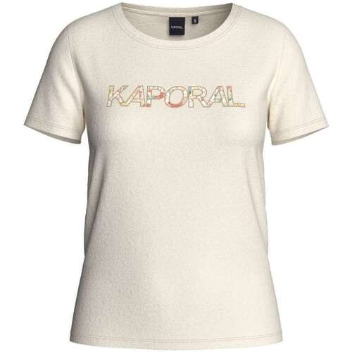 Vêtements Femme T-shirts manches courtes Kaporal 161667VTPE24 Blanc