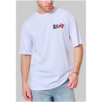 Vêtements Homme Oreillers / Traversins Kebello T-Shirt à motifs Blanc H Blanc