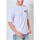 Vêtements Homme T-shirts manches courtes Kebello T-Shirt à motifs Blanc H Blanc