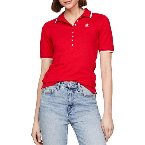 Vêtements Femme T-shirts & Polos Tommy Hilfiger WW0WW41288 Rouge