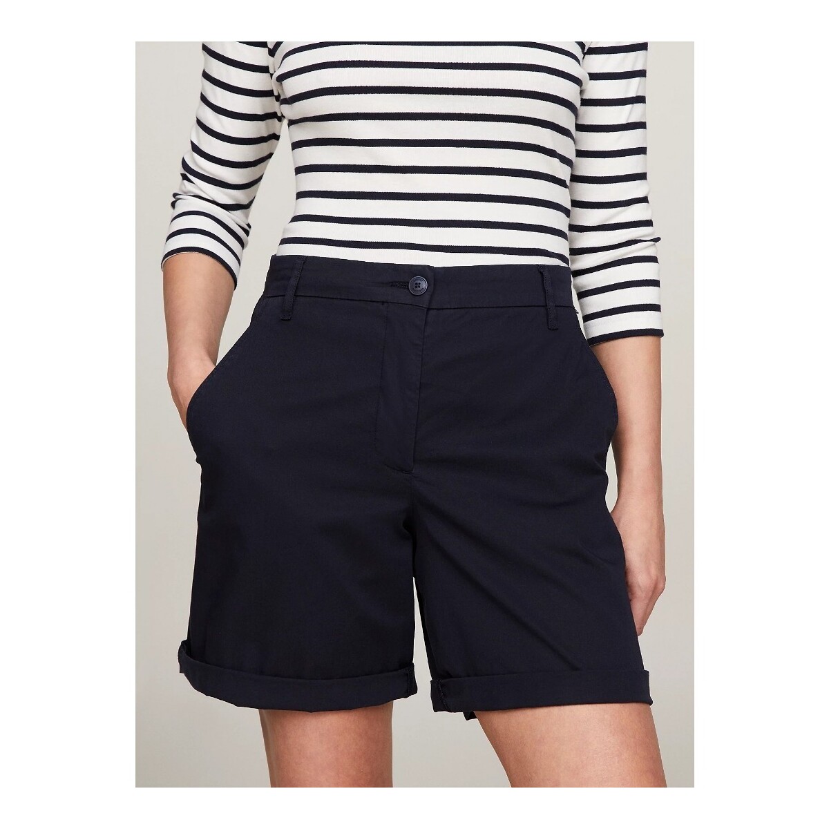 Vêtements Femme Shorts / Bermudas Tommy Hilfiger WW0WW42457 Bleu