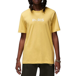 Vêtements retro T-shirts manches courtes Nike FN5332 Jaune
