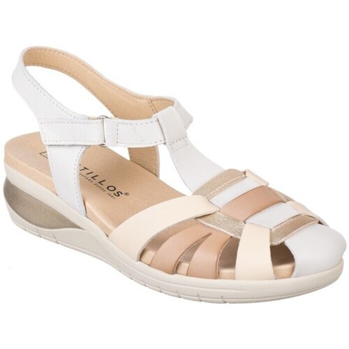 Chaussures Femme Sandales et Nu-pieds Pitillos BASKETS  2802 Blanc