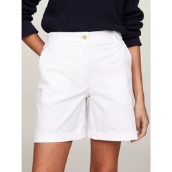 Vêtements frott Shorts / Bermudas Tommy Hilfiger WW0WW41769 Blanc