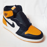 Chaussures Homme Basketball Nike Air Jordan 1 High OG Yellow Toe -  555088-711 - Taille : 41 FR Jaune