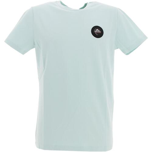Vêtements Homme T-shirts manches courtes Helvetica T-shirt Blau Vert