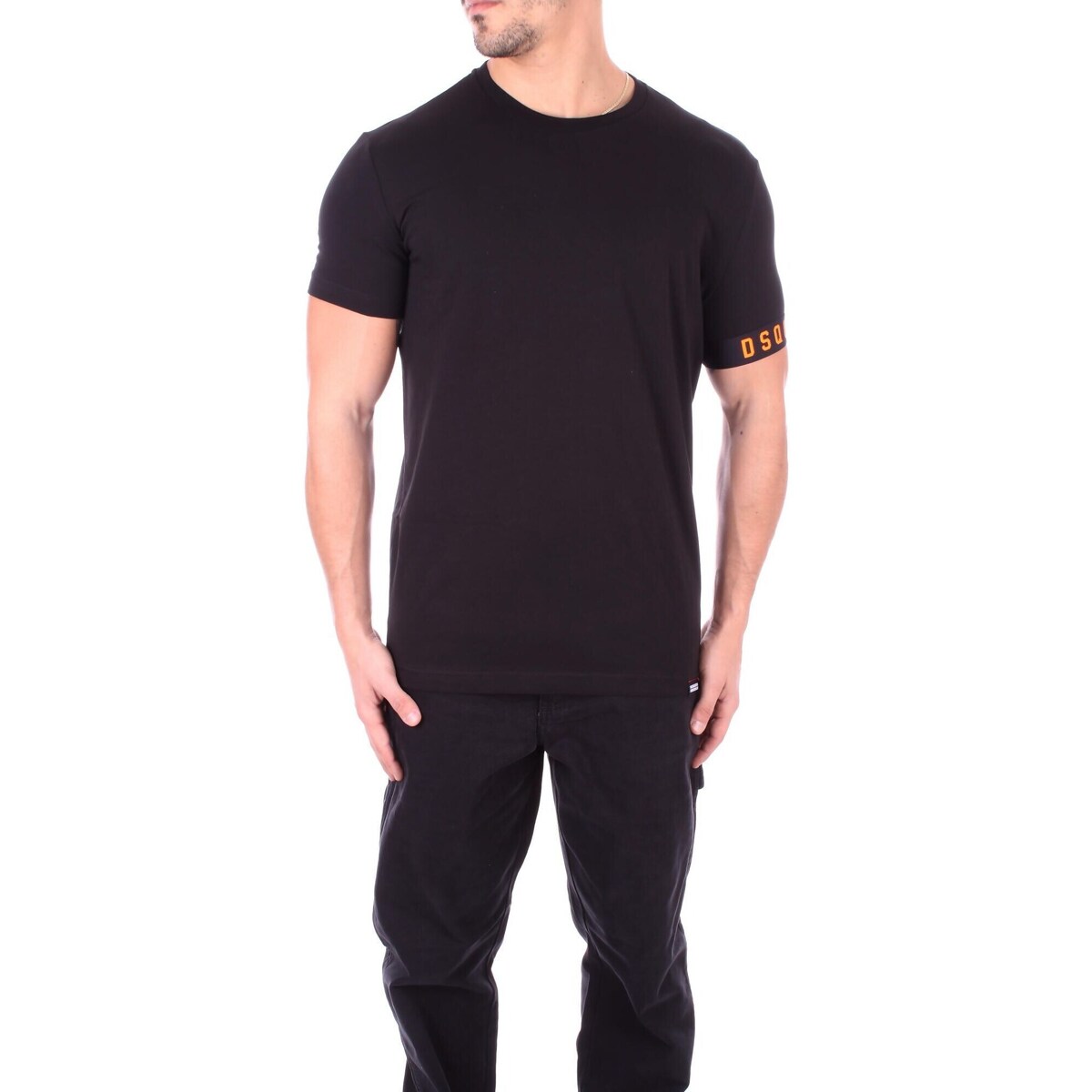 Vêtements Homme T-shirts TRUE manches courtes Dsquared D9M3S4870 Noir