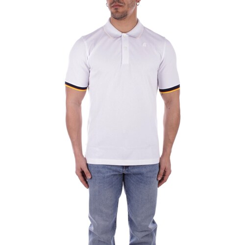 Vêtements Homme T-shirts manches courtes K-Way K7121IW Blanc