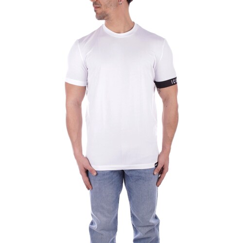 Vêtements Homme T-shirts manches courtes Dsquared D9M3S5030 Blanc