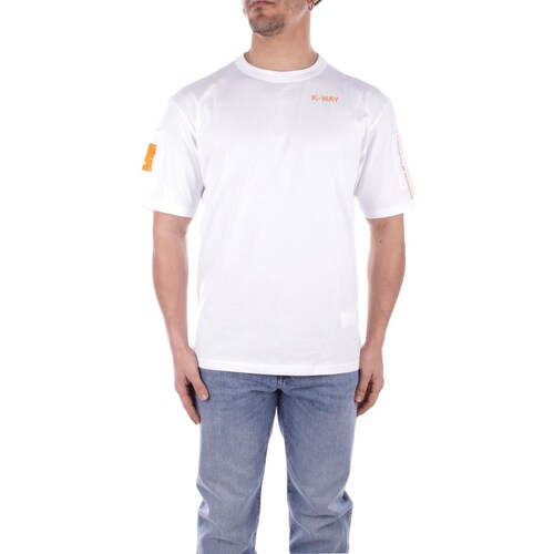 Vêtements Homme T-shirts manches courtes K-Way K5127JW Blanc