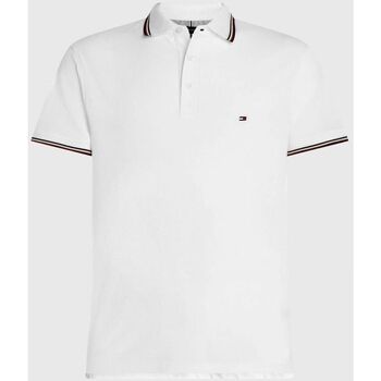 Vêtements Homme T-shirts & Polos Tommy Hilfiger MW0MW30750 - 1985 RWB POLO-YBR WHITE Blanc