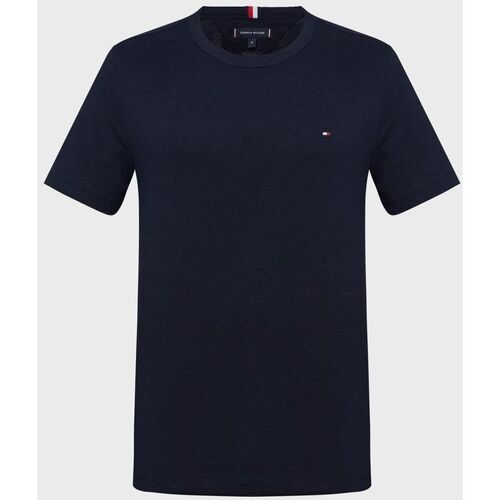 Vêtements Homme T-shirts & Polos Tommy Hilfiger MW0MW33573 SLUB-DW5 DESERT SKY Bleu