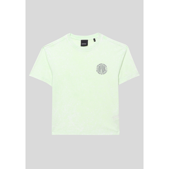 Vêtements Garçon T-shirts neck manches courtes Kaporal OCTO Vert